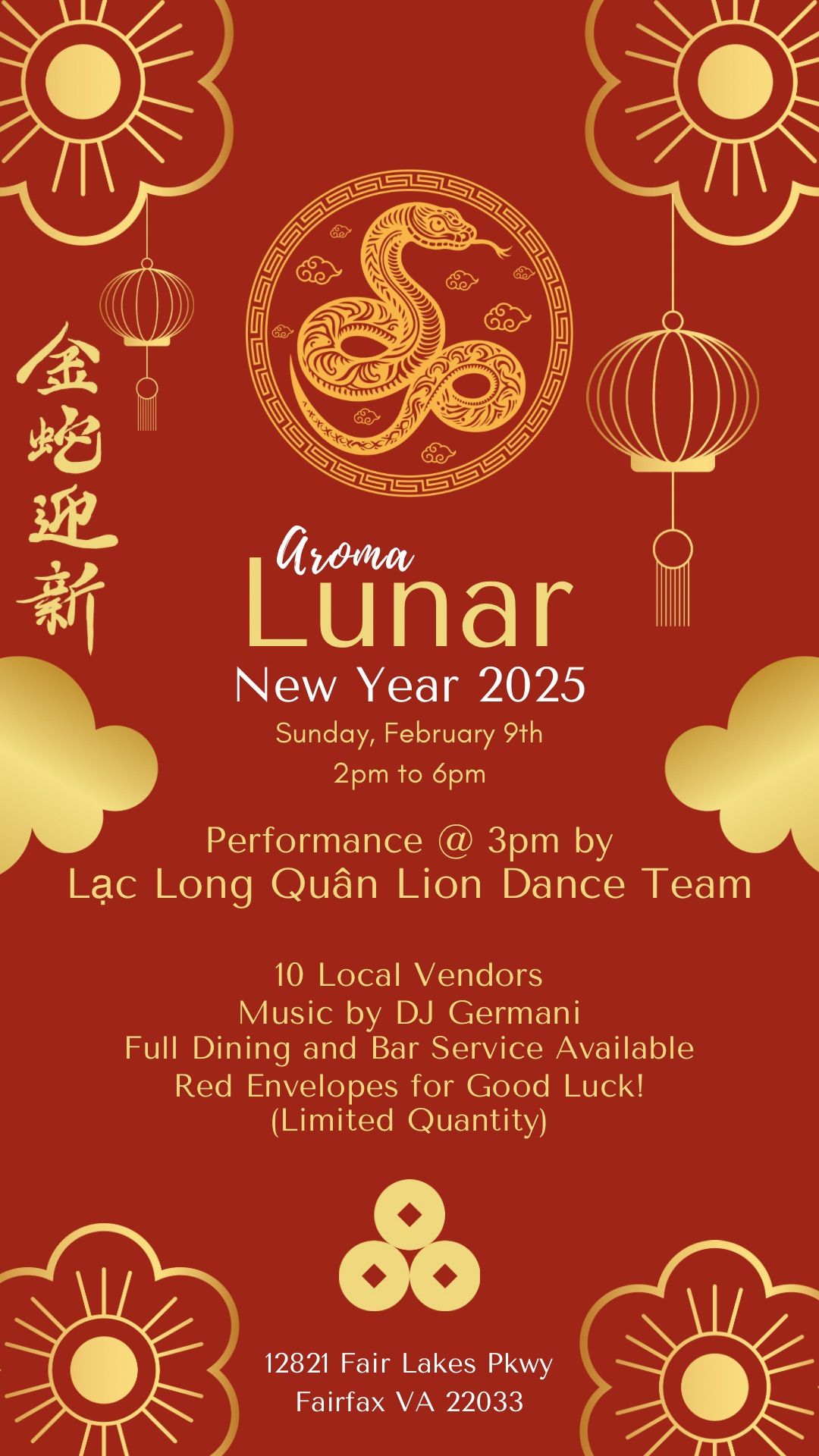 \ud83e\udde7 Lunar New Year @ Aroma