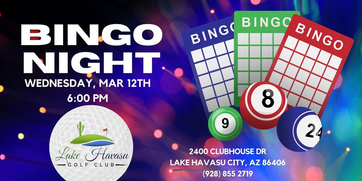 Bingo Night @ Lake Havasu Golf Club 