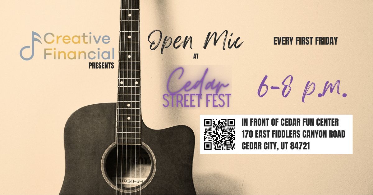 Open Mic at Cedar Street Fest