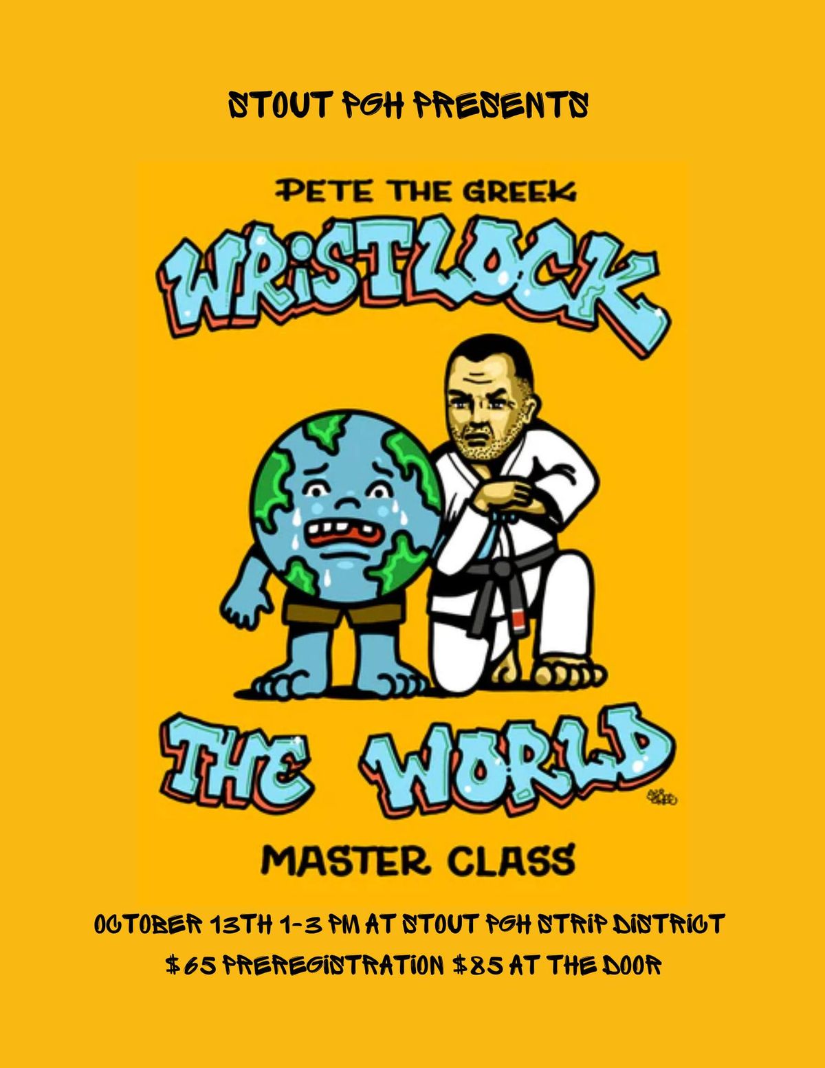 Pete the Greek Wristlock the World Seminar Oct 13th