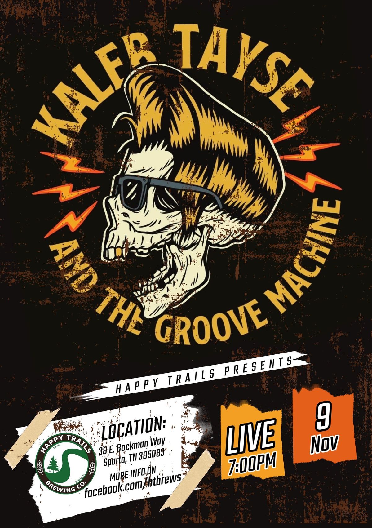 Kaleb Tayse and the Groove Machine live at HTBC