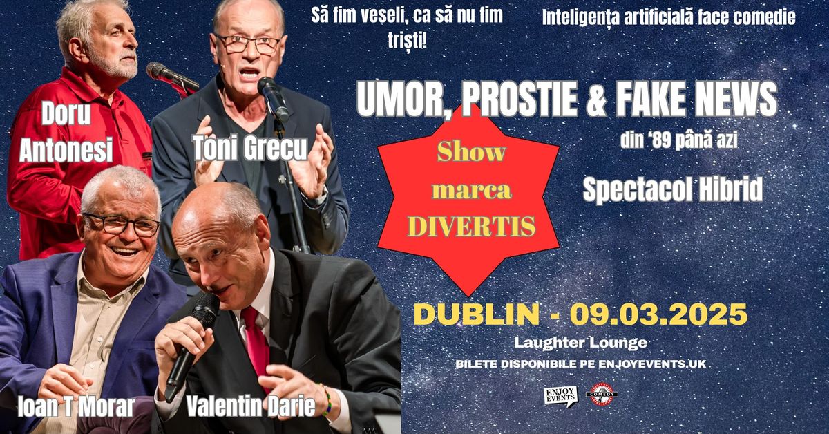 SHOW MARCA DIVERTIS | DUBLIN ( Laughter Lounge) 09.03.2025