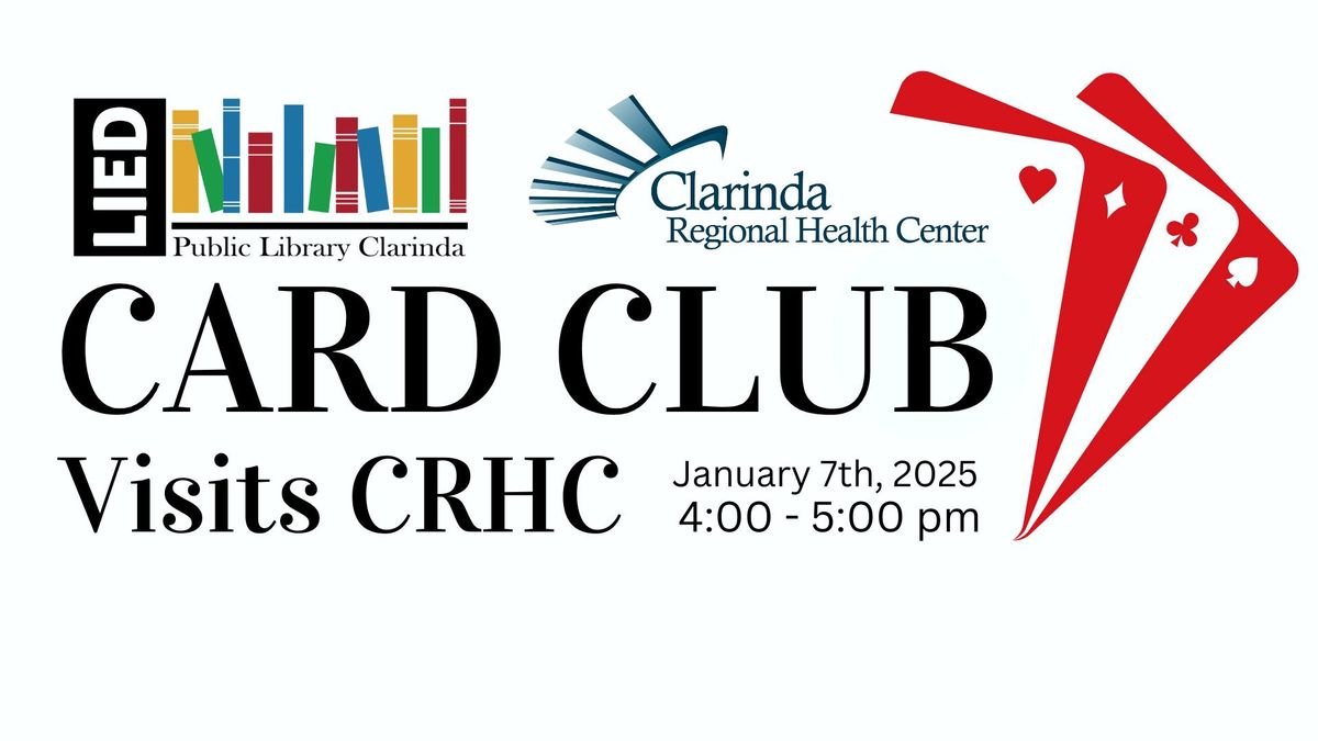 Lied Public Library Card Club visits CRHC