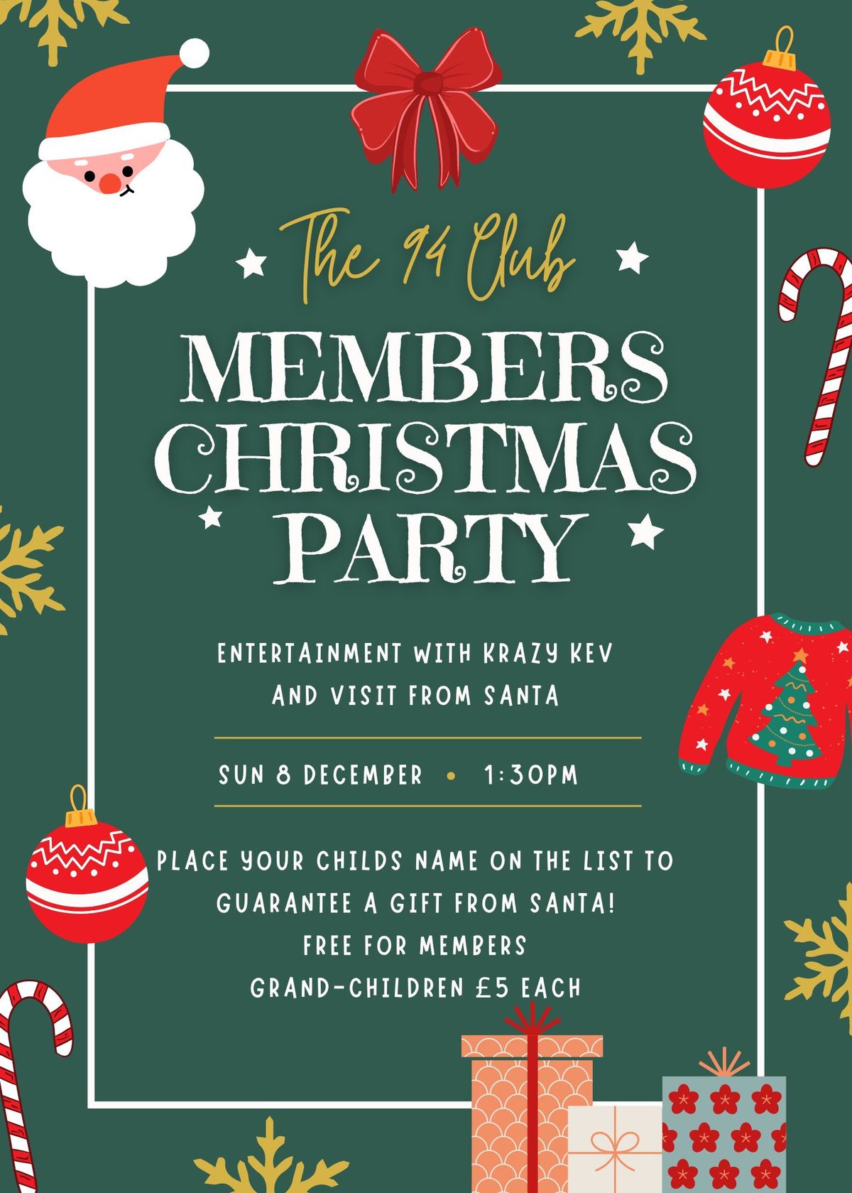 Member's Children's Christmas party 