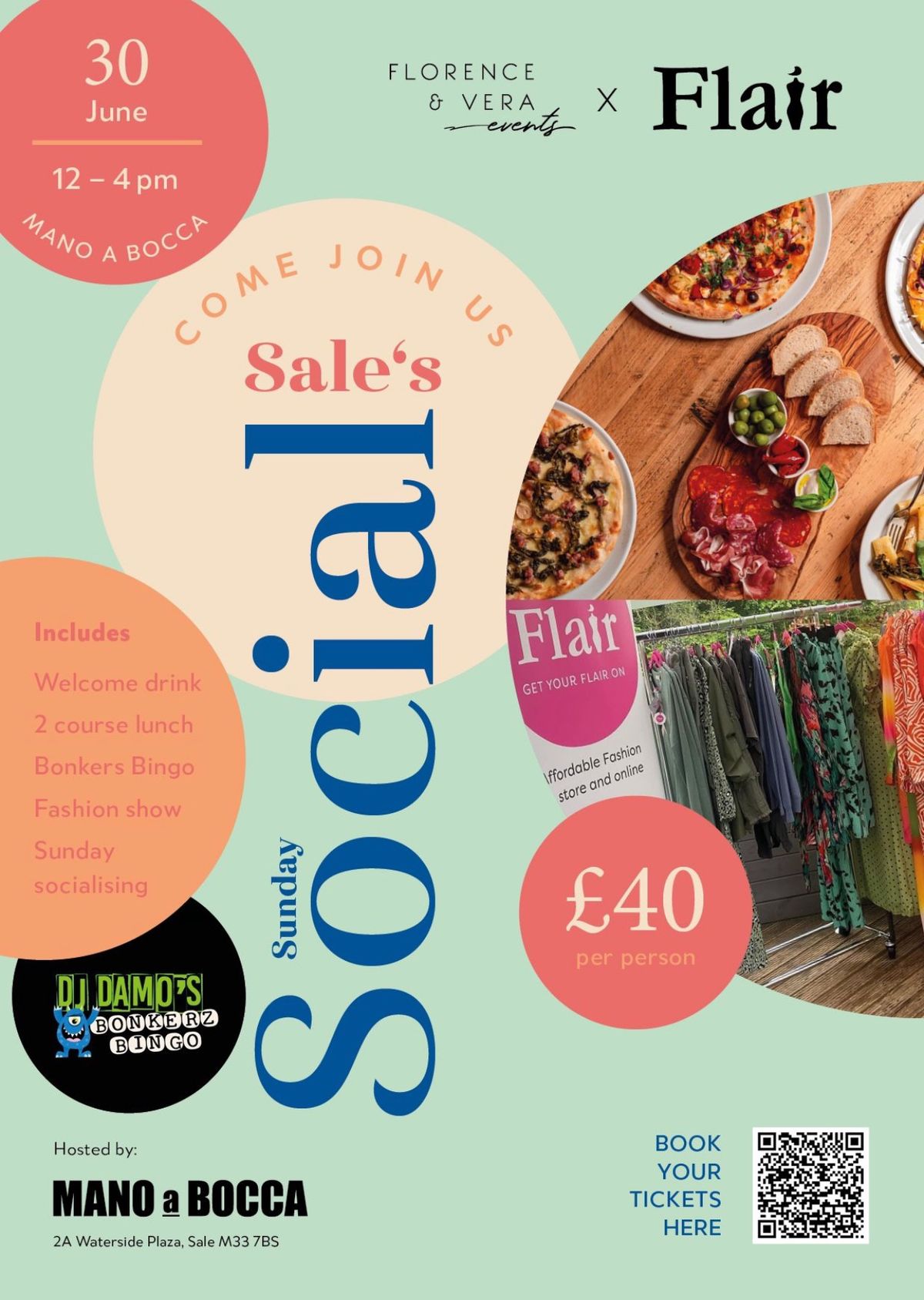 Sale\u2019s Sunday Social- Lunch, Bonkers Bingo & Fashion Show