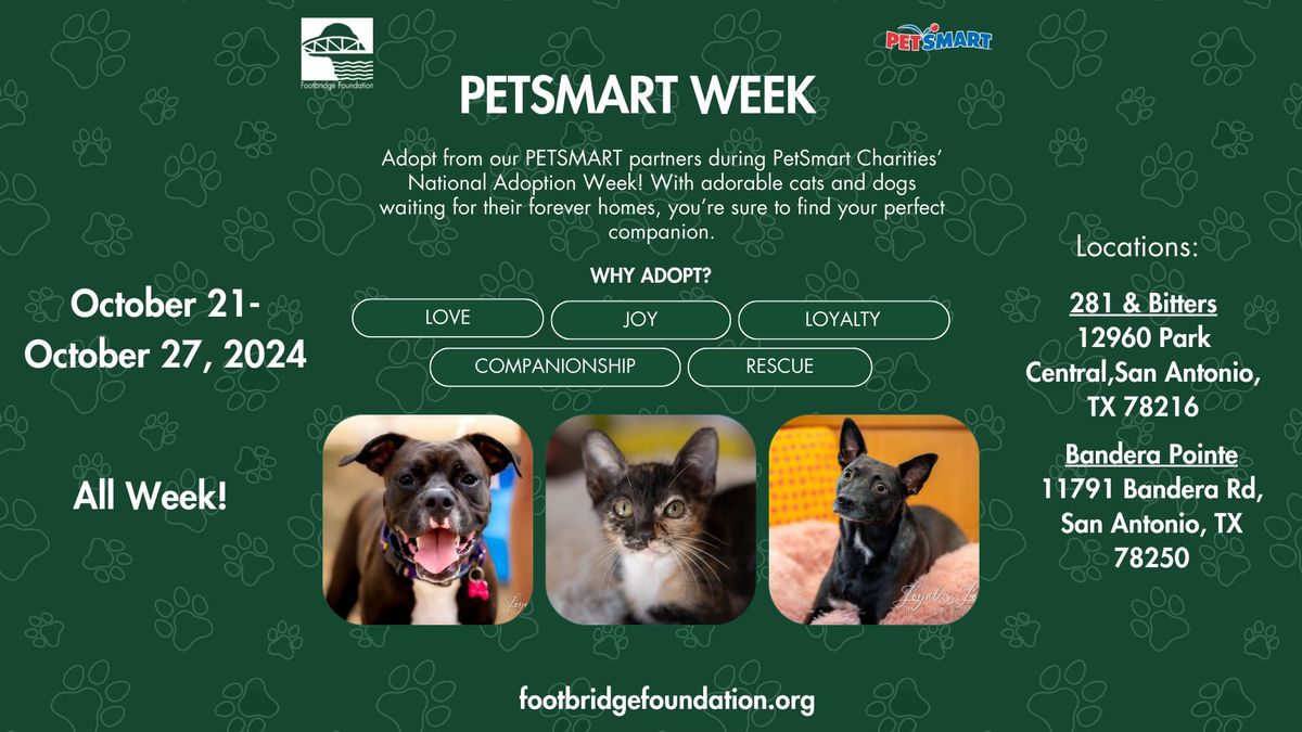 PetSmart Charities\u2019 National Adoption Week!