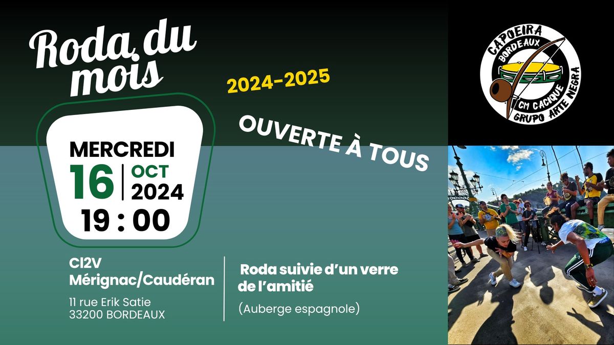 Roda du mois - octobre 2024