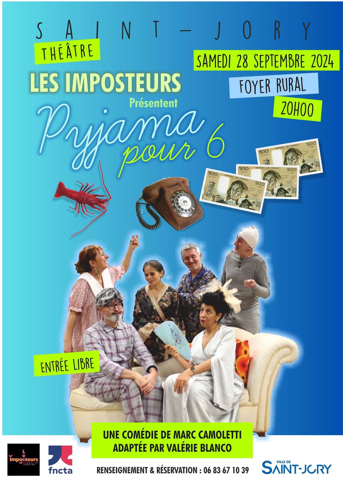 SAINT JORY! LES IMPOSTEURS dans PYJAMA POUR 6