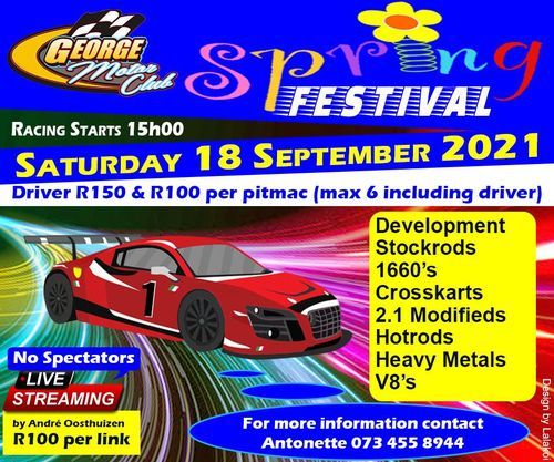 GEORGE MOTORCLUB SPRING FESTIVAL - 18 SEPTEMBER 2021! (STOCK CARS)