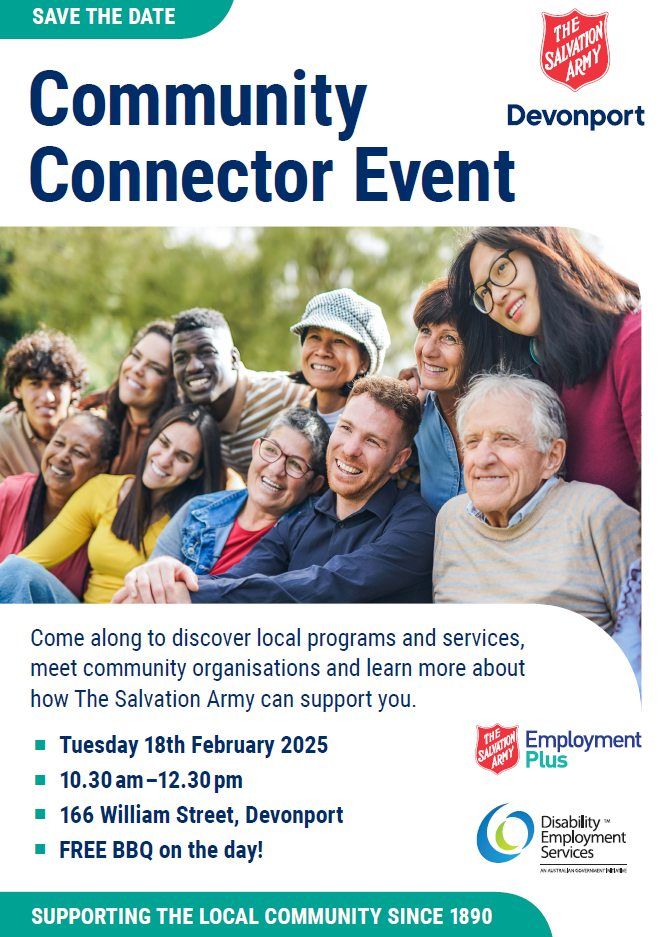 Employment Plus DES Devonport - Save the date!