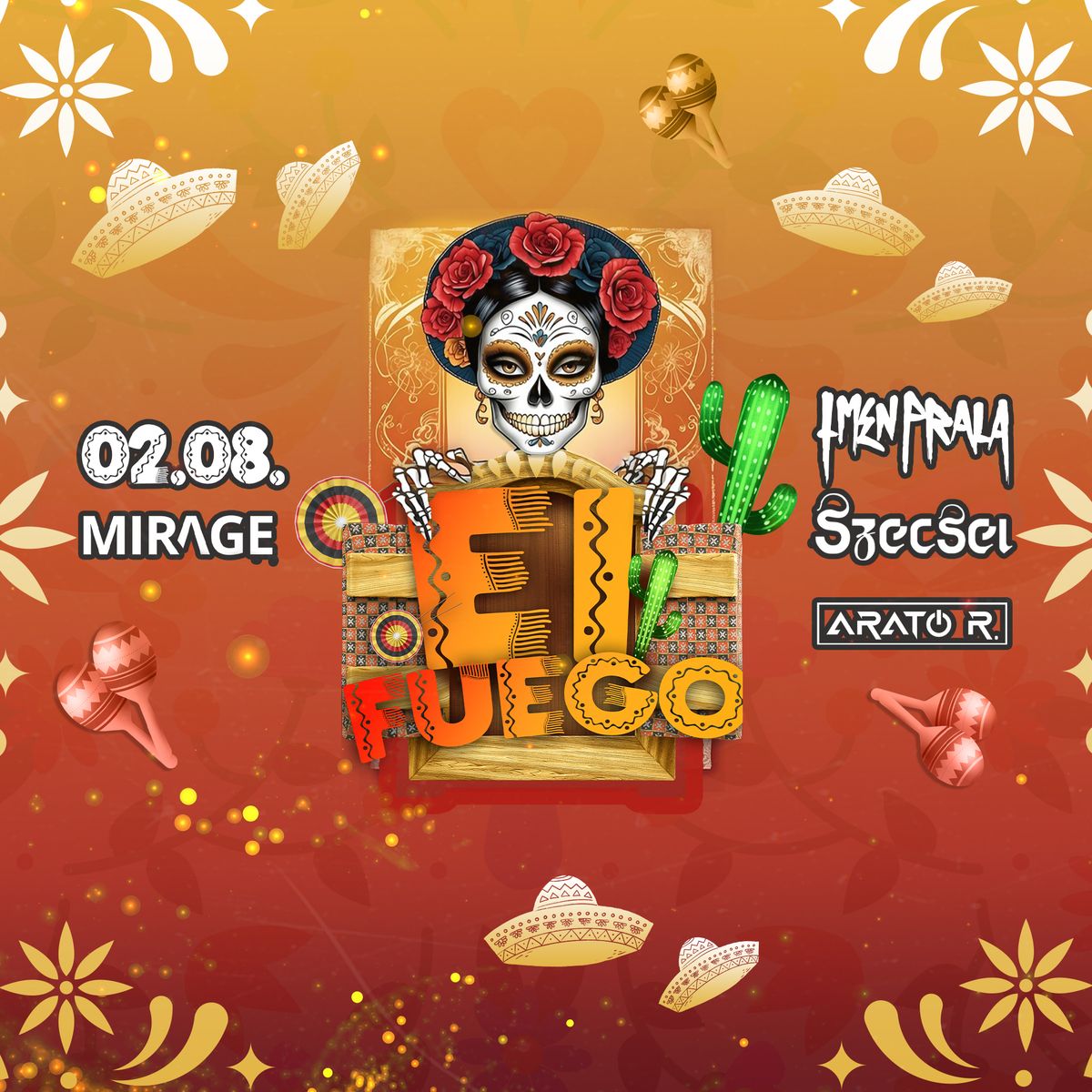 EL FUEGO \u272a Movement Nights \u272a Kecskem\u00e9t \/\/ Mirage - 02.08.