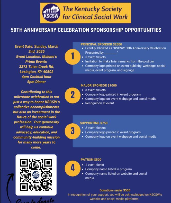 KSCSW 50th Anniversary Celebration!