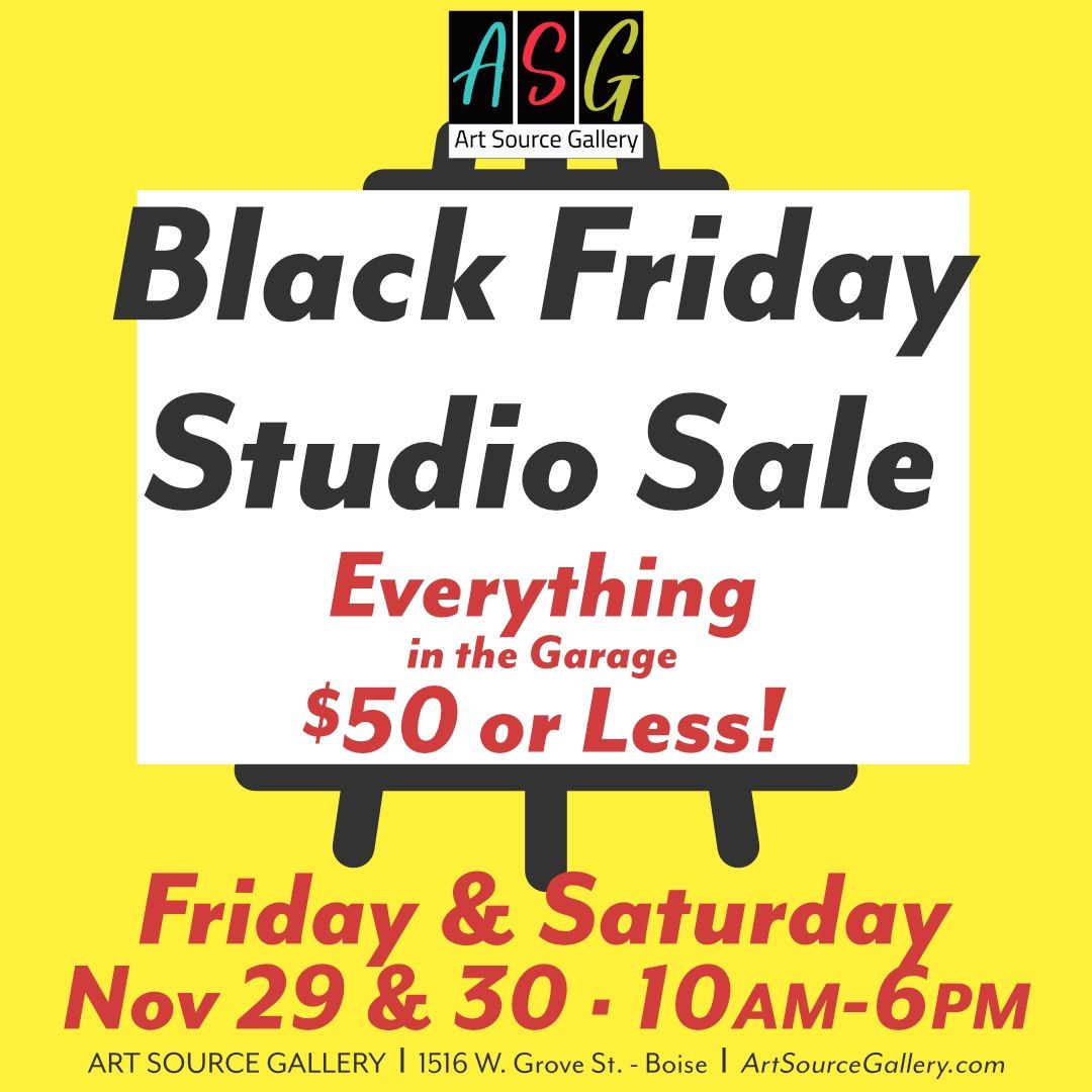 Art Studio Sale - A Garage Sale Hosted by Local Artists!