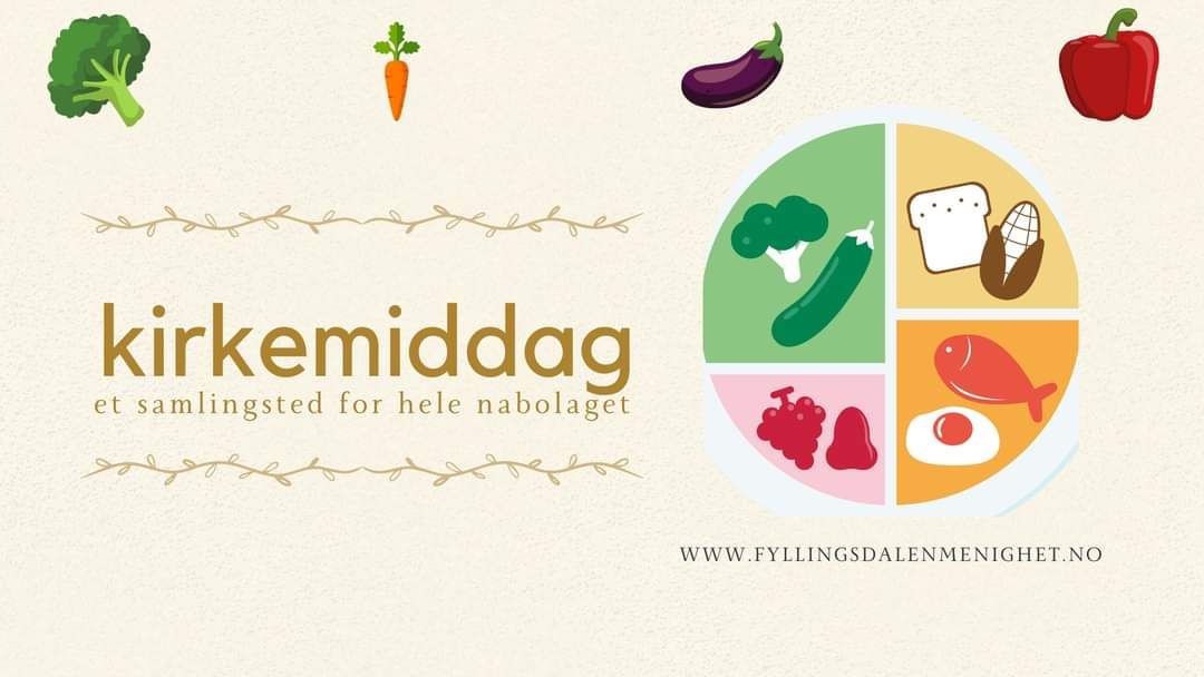 KIRKEMIDDAG MED LOPPEMARKED 16.30-18.30