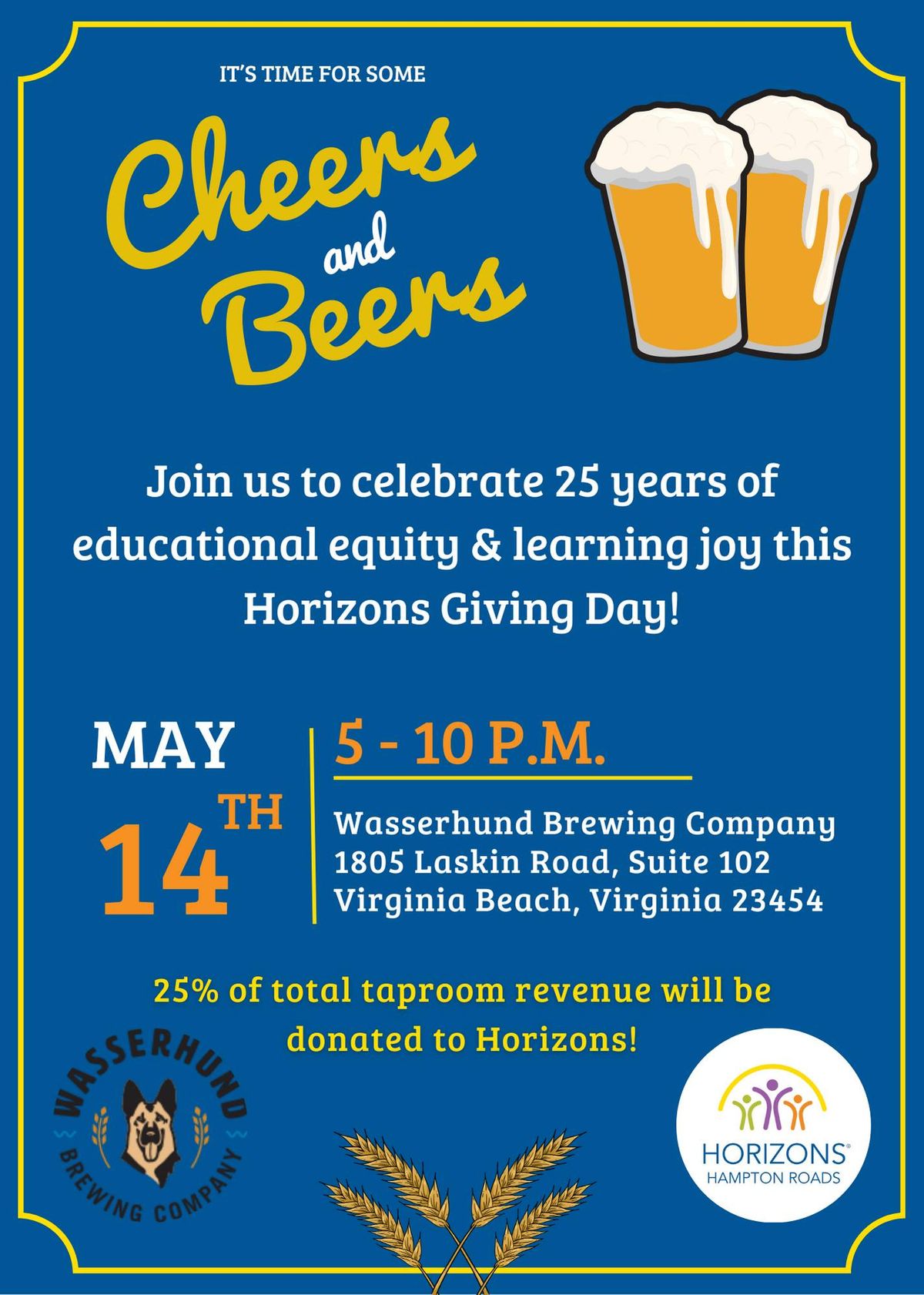 Horizons Giving Day - Cheers & Beers