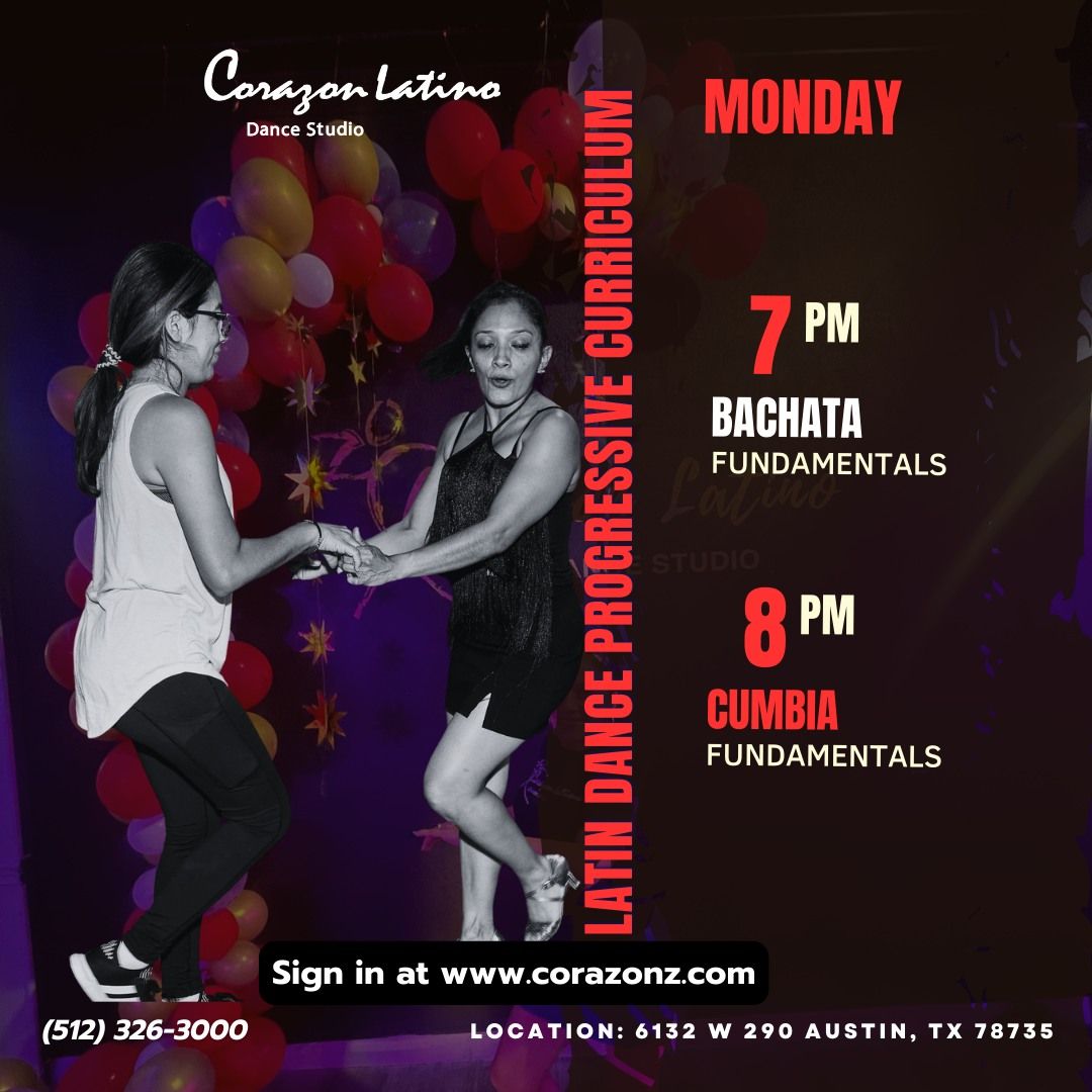 Bachata and Cumbia Fundamentals at Corazon Latino 