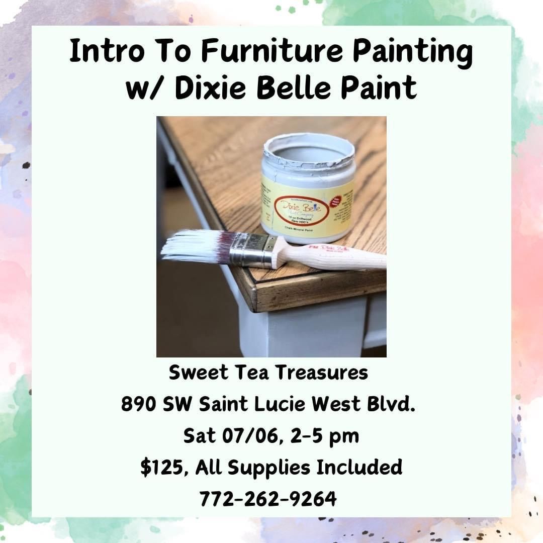 Intro to Furniture Painting w\/ Dixie Belle 