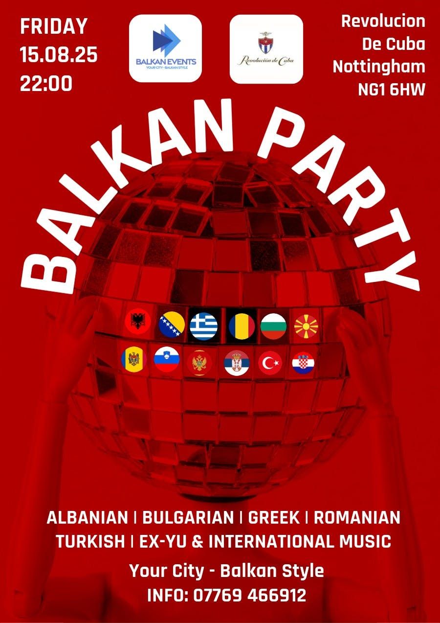 BALKAN Party Nottingham - Holidays Party