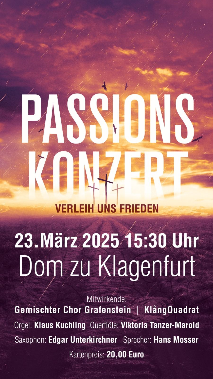 Passionskonzert - Verleih uns Frieden