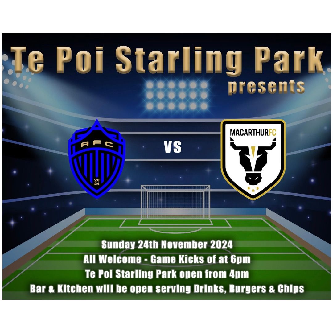 Auckland FC at Te Poi Starling Park Sports Club