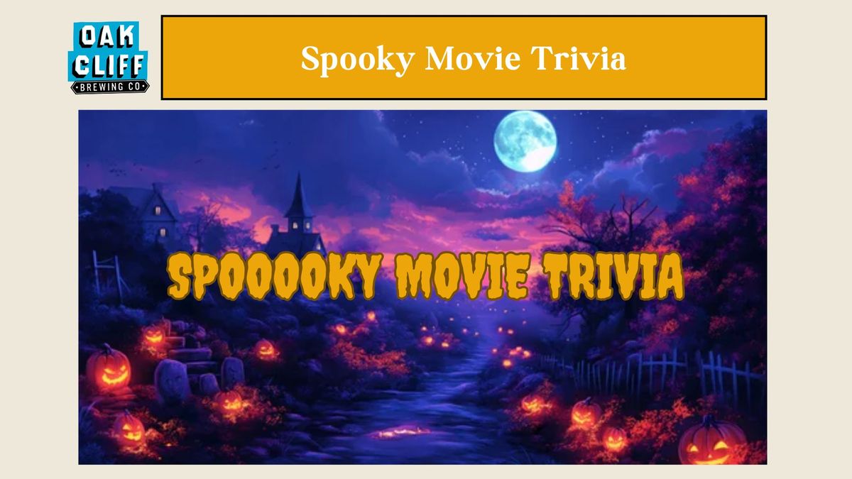 Spooky Movie Trivia Night + Three Smiths Pizza