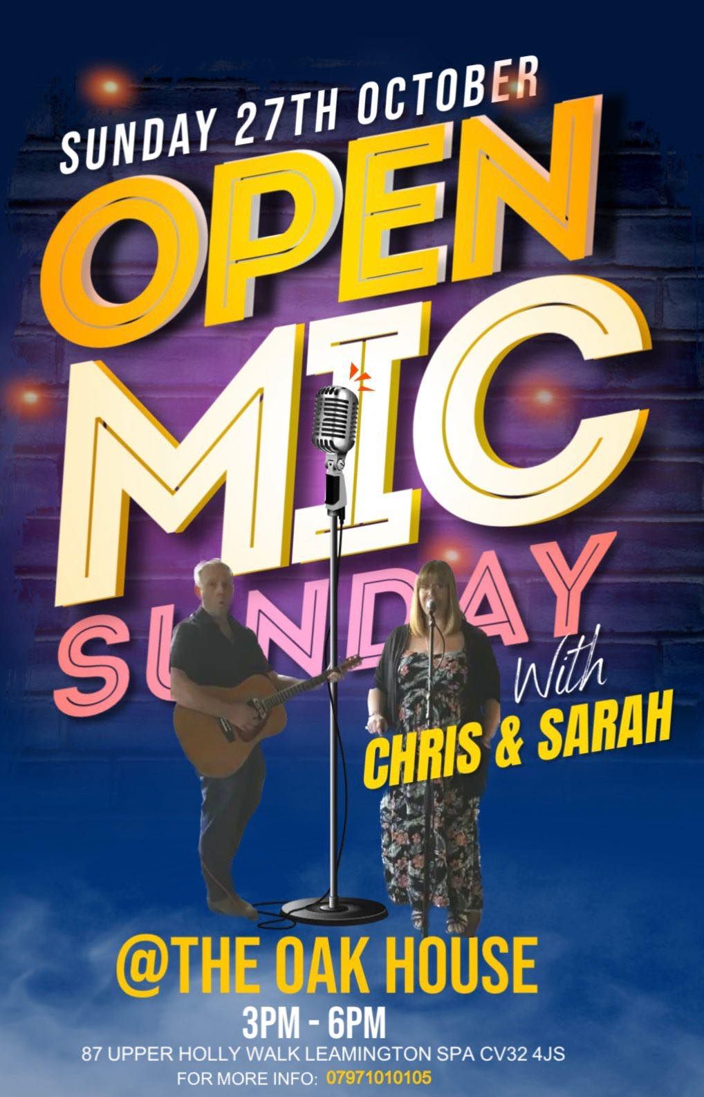 CHRIS & SARAH OPEN MIC