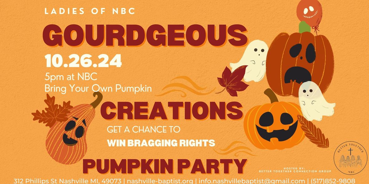 Gourdgeous Creations Pumpkin Party