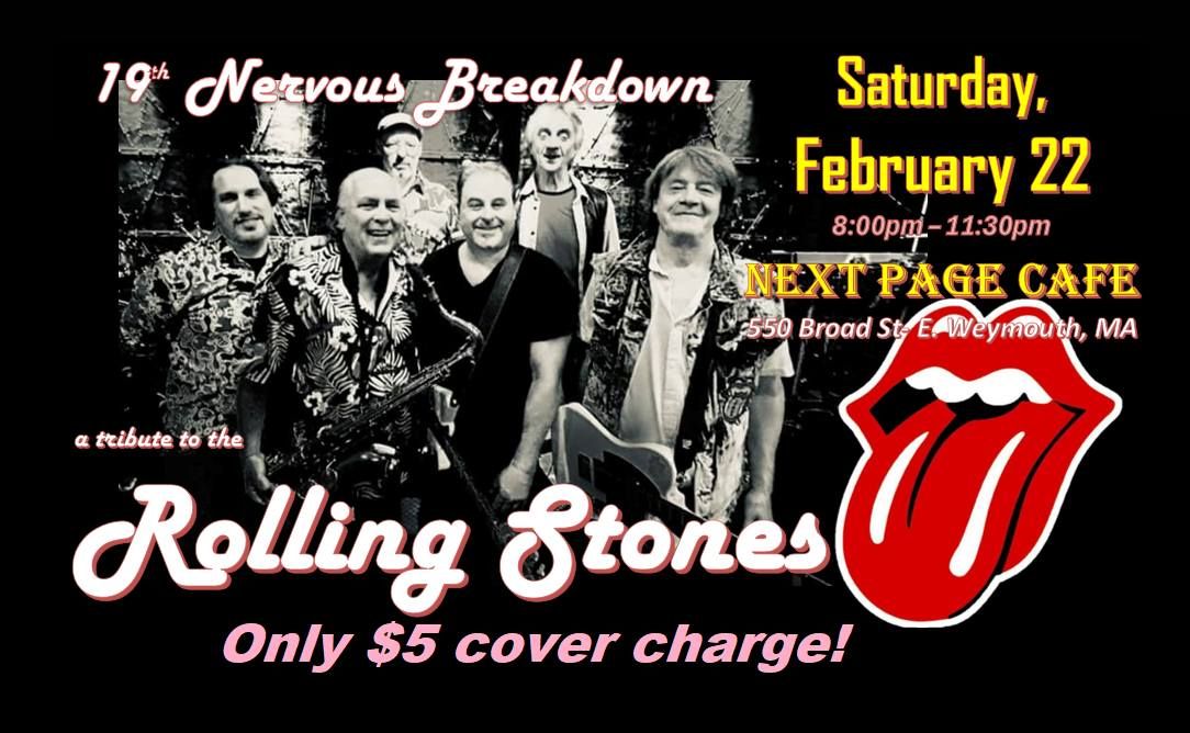 Rolling Stones tribute, 19th Nervous Breakdown, at the Next Page Cafe in Weymouth MA