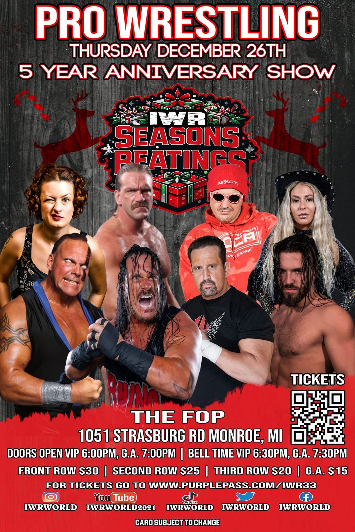 IWR 33-Seasons Beatings 5-Year Anniversary Show