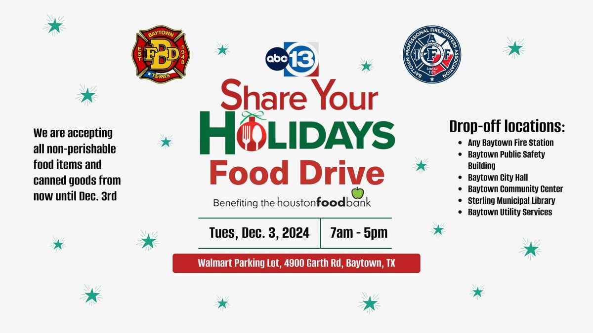 ABC13 Share Your Holidays Food Drive