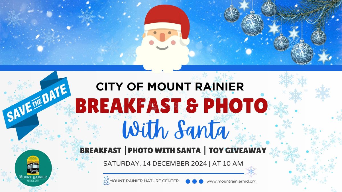 Breakfast and Photo with Santa (Exclusive to Mount Rainier Residents)