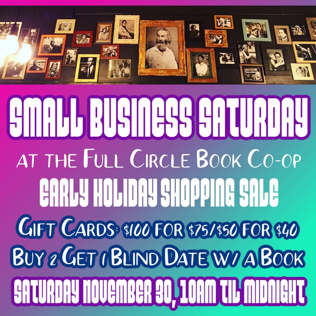 Small Business Saturday at FCBC, Full Circle Book Coop, Sioux Falls