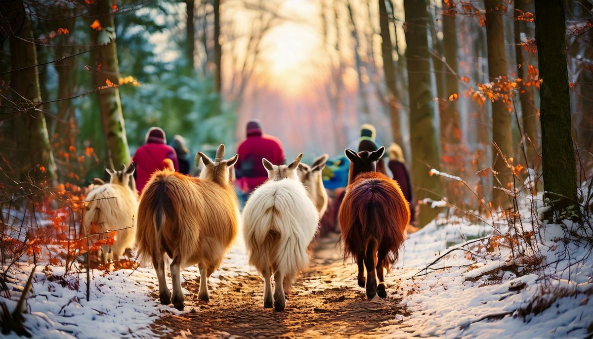 Black Friday Baby Goat Cuddle & Hike