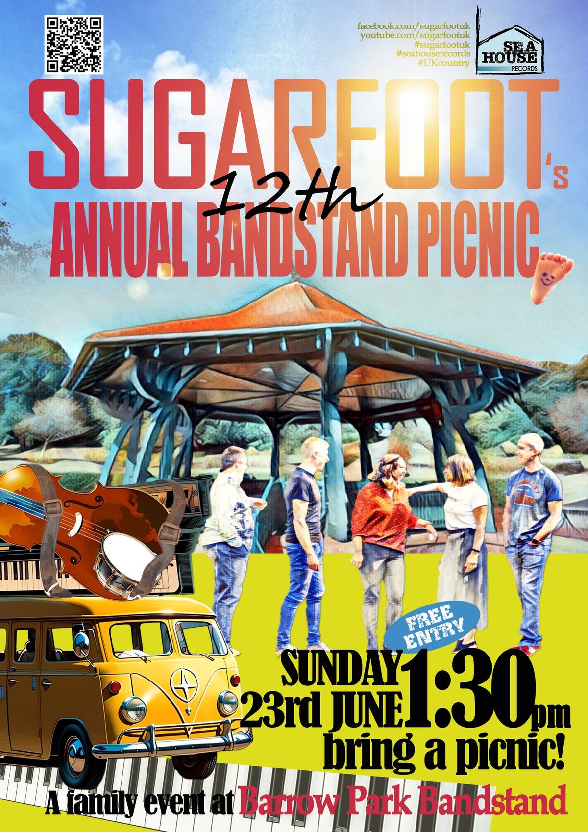 Sugarfoot's 12th Annual Bandstand Picnic Concert