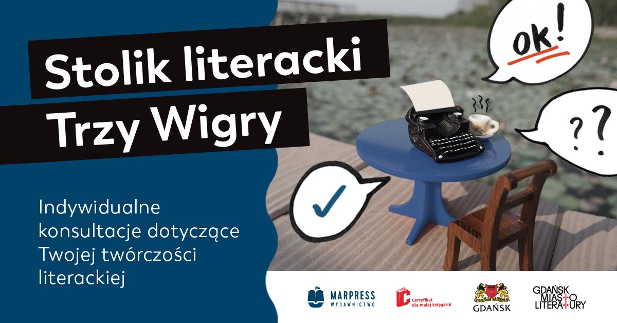 Stolik literacki Trzy Wigry - edycja listopadowa