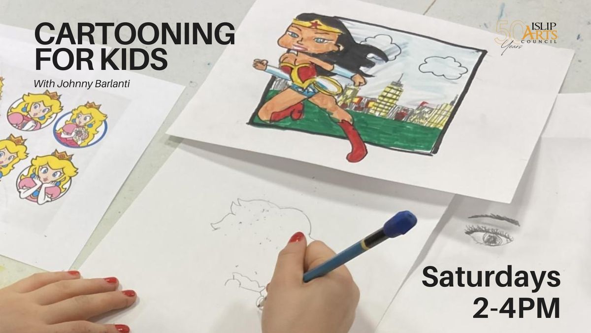 Cartooning for kids With Johnny Barlanti