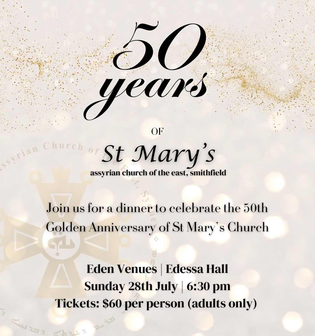 Golden Anniversary Celebration of St. Mary's Assyrian Church of the East