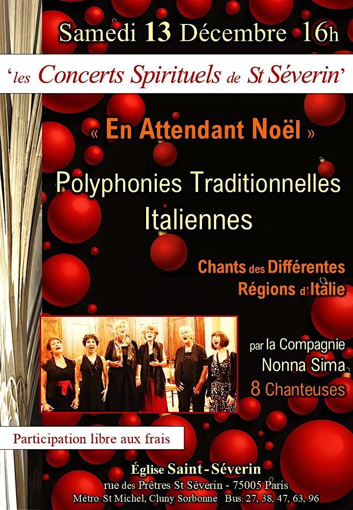Polyphonies Italiennes Traditionnelles & Sacr\u00e9es