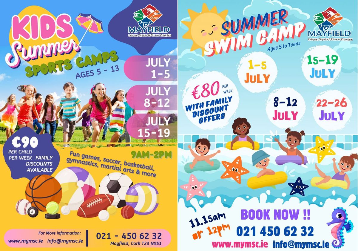 Mayfield Summer Sports & Swim Camps July 2024