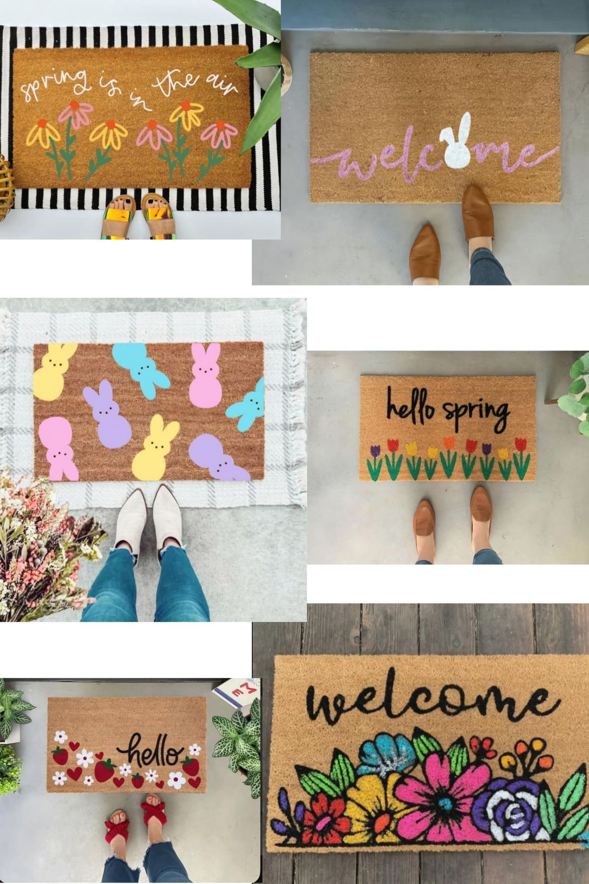 Diy Spring Doormats