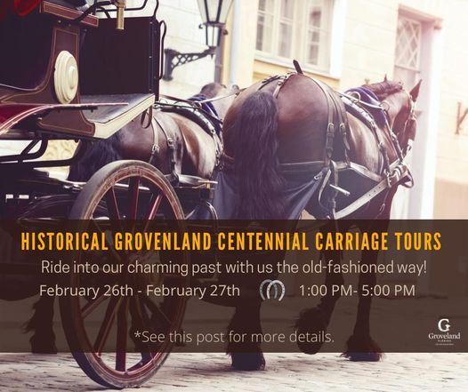 Historical Carriage Tours of Downtown Groveland