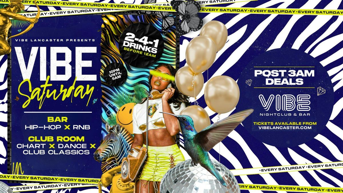 VIBE \/\/\/ Saturdays - 25.01.25