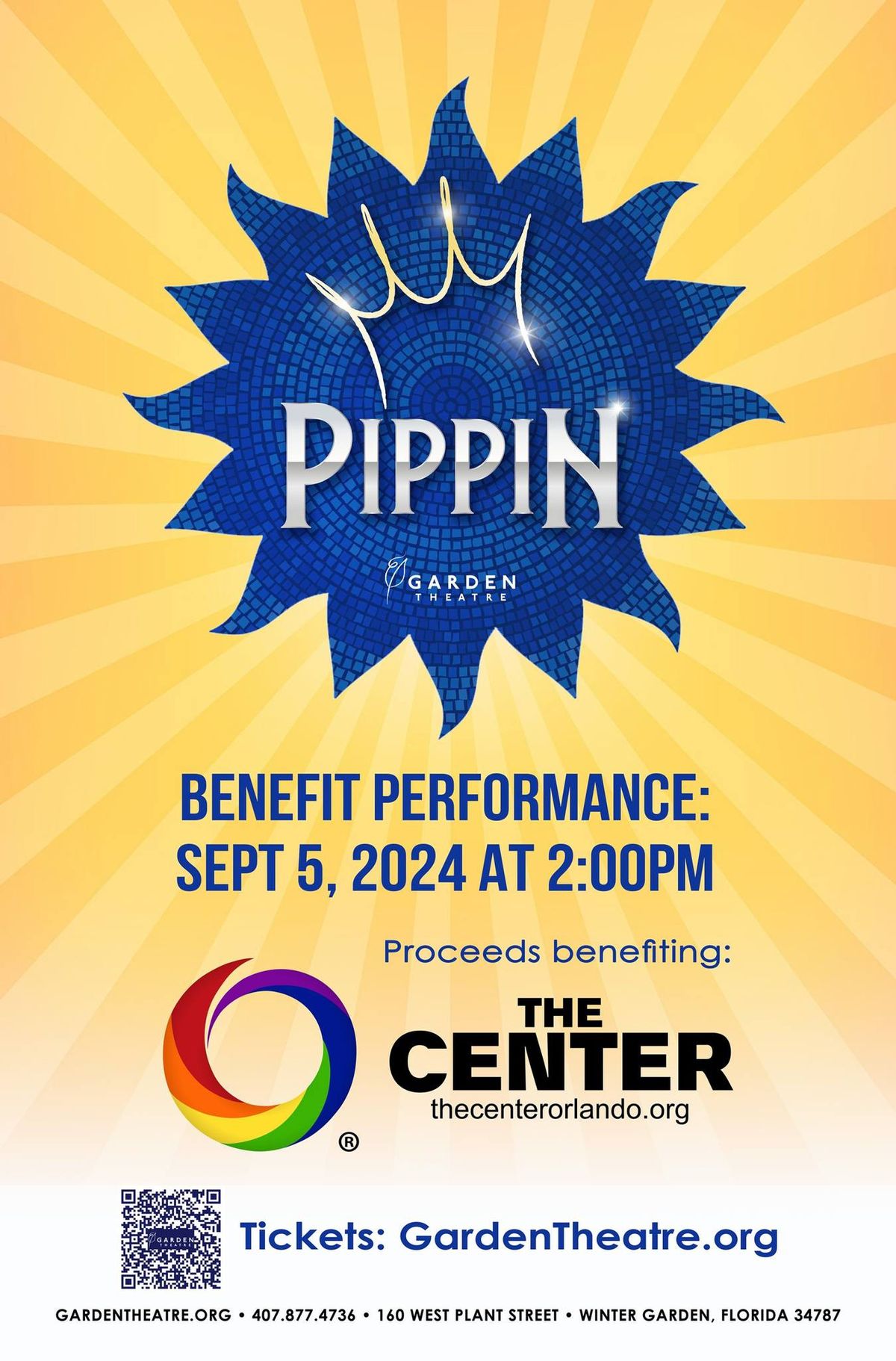 PIPPIN- A benefit for The Center
