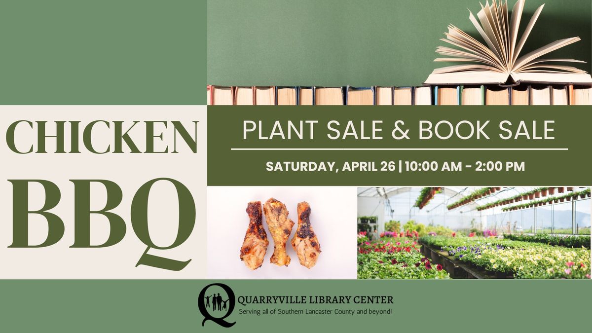 Chicken BBQ, Plant Sale & Book Sale