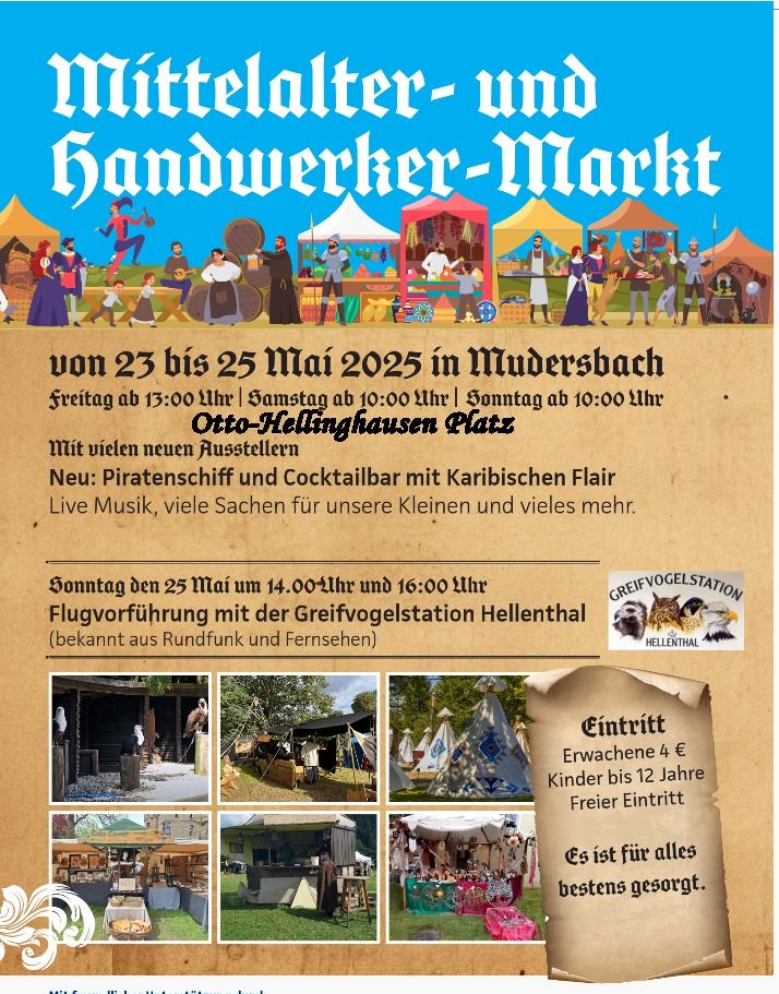 Zeitreise Mittelalter und Handwerker Markt