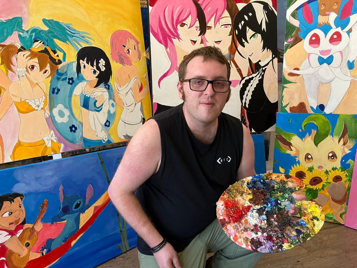 For The Love of Anime - An Exhibition by Zac Scully