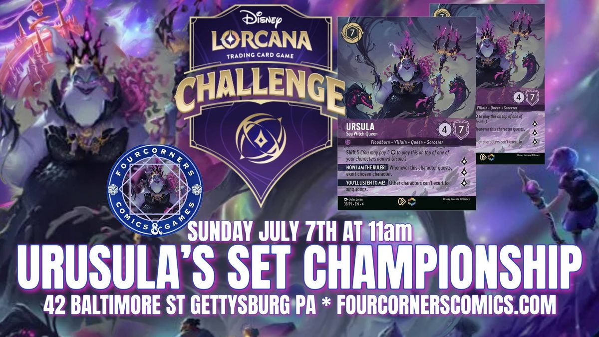 Disney\u2019s Lorcana Set Championship at FourCorners Comics & Games Sunday JULY 7TH at 11am