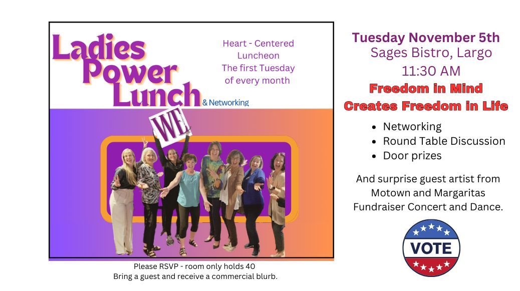 Ladies Power Networking Lunch - Clearwater \/Largo