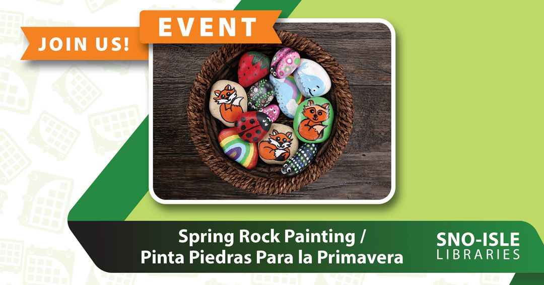 Spring Rock Painting \/ Pinta Piedras Para la Primavera