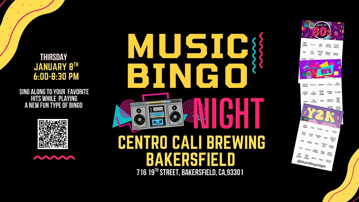 Music Bingo Night @ Centro Cali Brewing Bakersfield